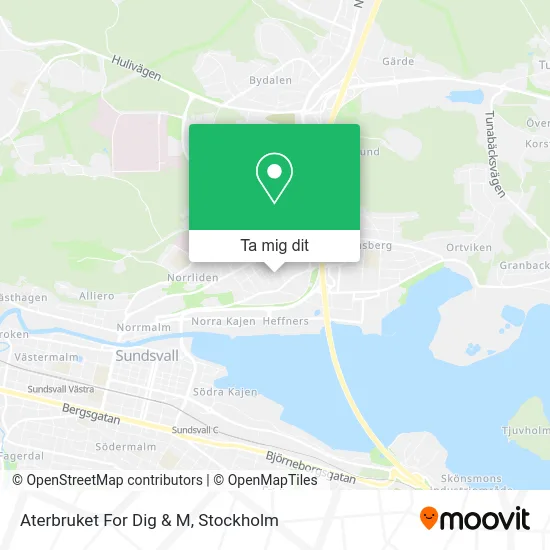 Aterbruket For Dig & M karta