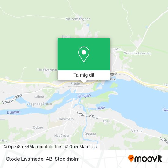 Stöde Livsmedel AB karta