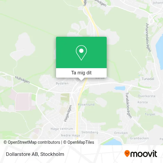 Dollarstore AB karta