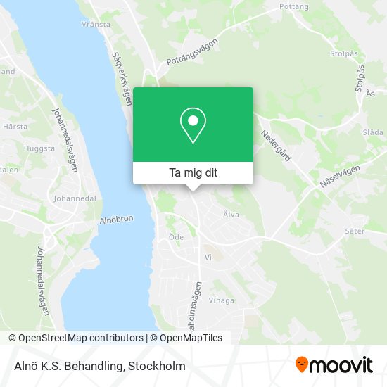 Alnö K.S. Behandling karta