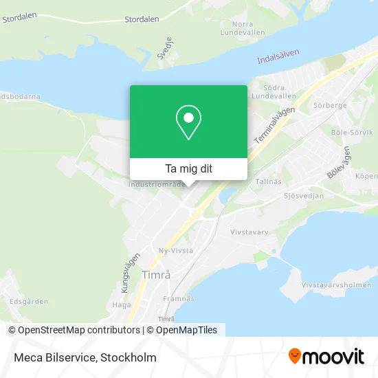 Meca Bilservice karta