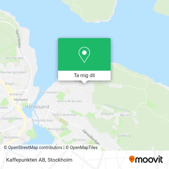 Kaffepunkten AB karta