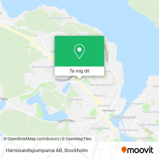Härnösandspumparna AB karta