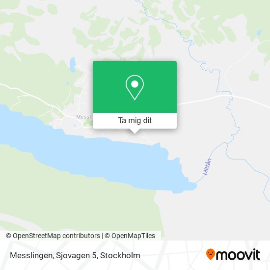 Messlingen, Sjovagen 5 karta