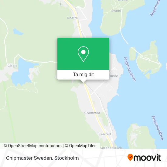 Chipmaster Sweden karta