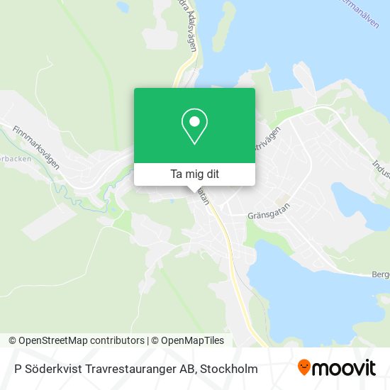 P Söderkvist Travrestauranger AB karta