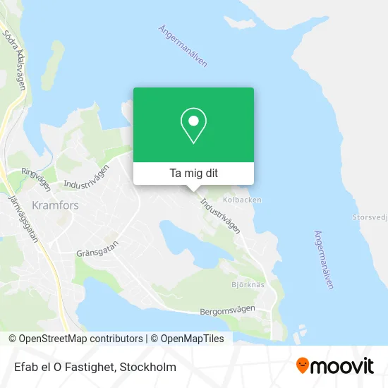 Efab el O Fastighet karta