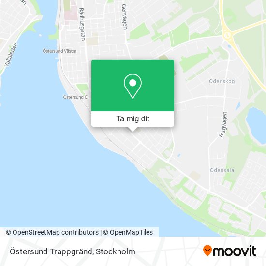 Östersund Trappgränd karta