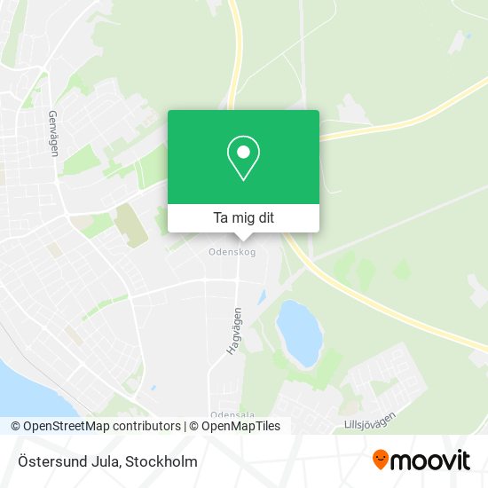 Östersund Jula karta