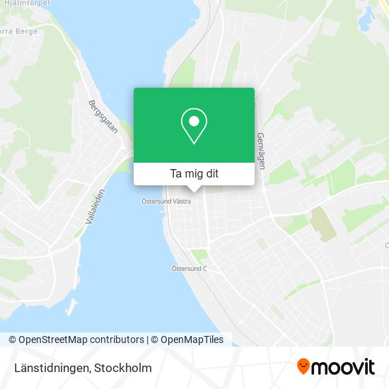 Länstidningen karta