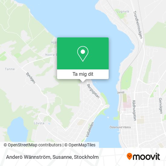 Anderö Wännström, Susanne karta