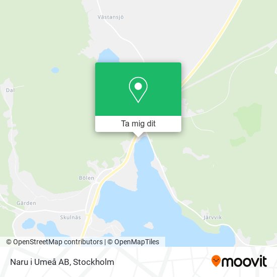 Naru i Umeå AB karta