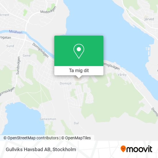 Gullviks Havsbad AB karta