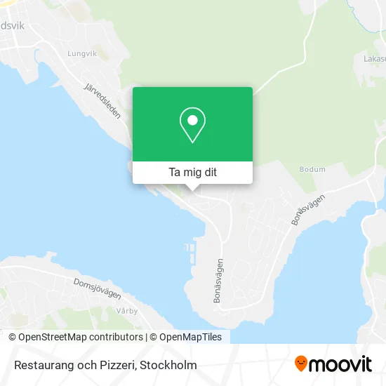 Restaurang och Pizzeri karta