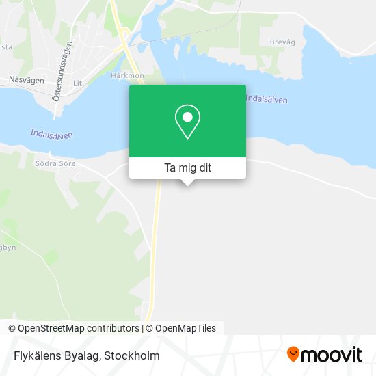 Flykälens Byalag karta