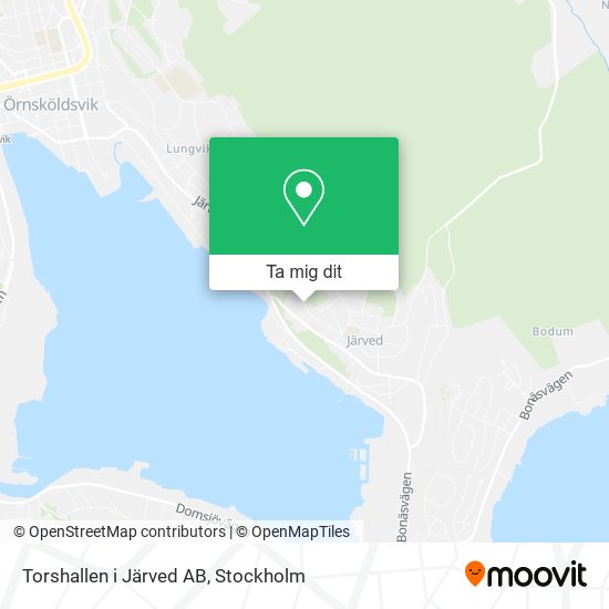 Torshallen i Järved AB karta