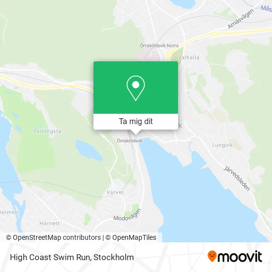 High Coast Swim Run karta