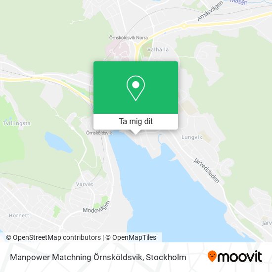 Manpower Matchning Örnsköldsvik karta
