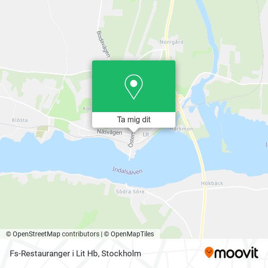 Fs-Restauranger i Lit Hb karta