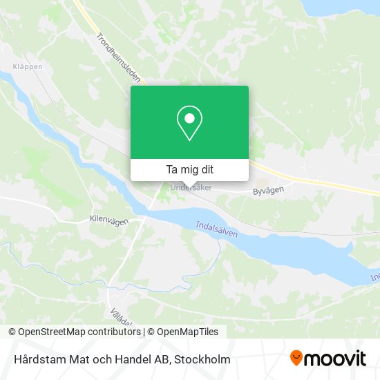 Hårdstam Mat och Handel AB karta