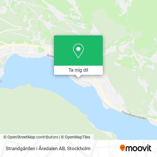 Strandgården i Åredalen AB karta