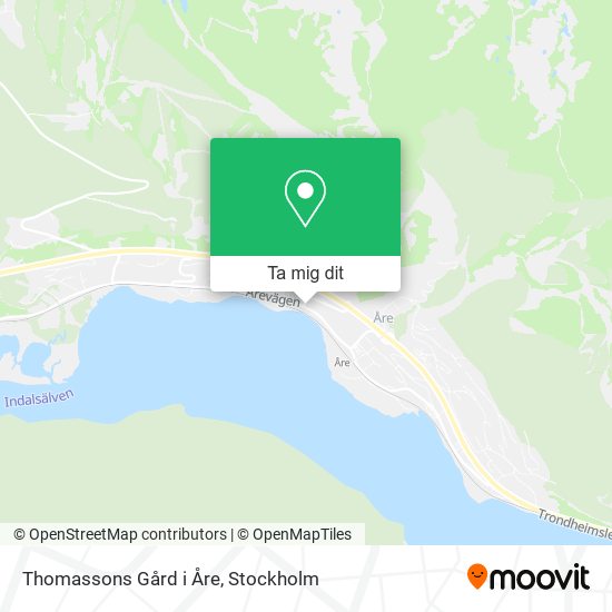 Thomassons Gård i Åre karta