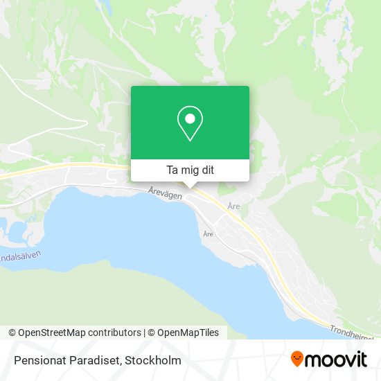 Pensionat Paradiset karta
