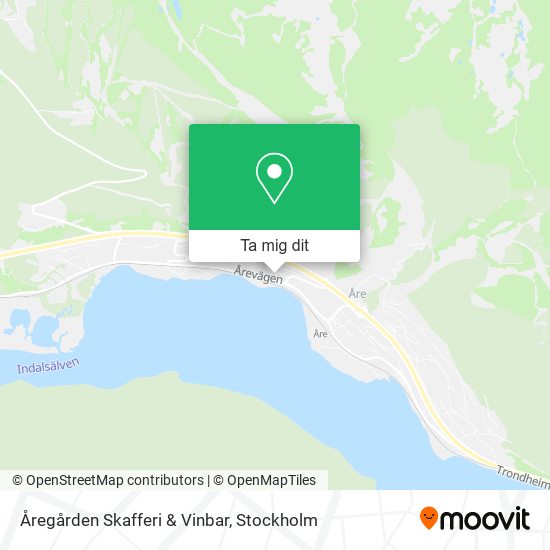 Åregården Skafferi & Vinbar karta