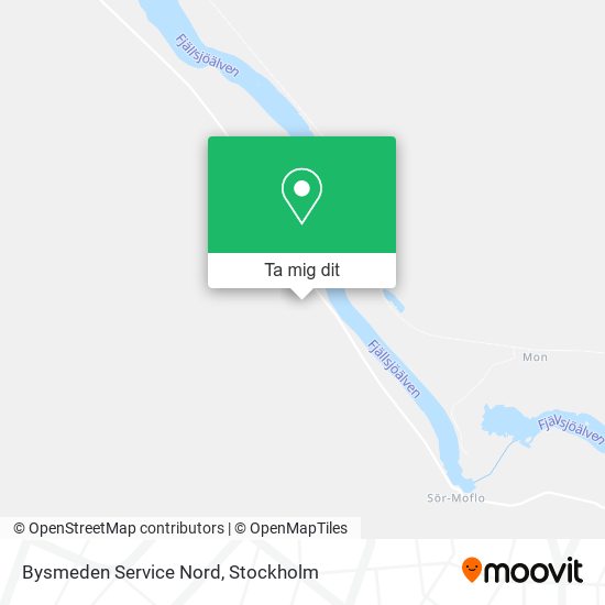 Bysmeden Service Nord karta