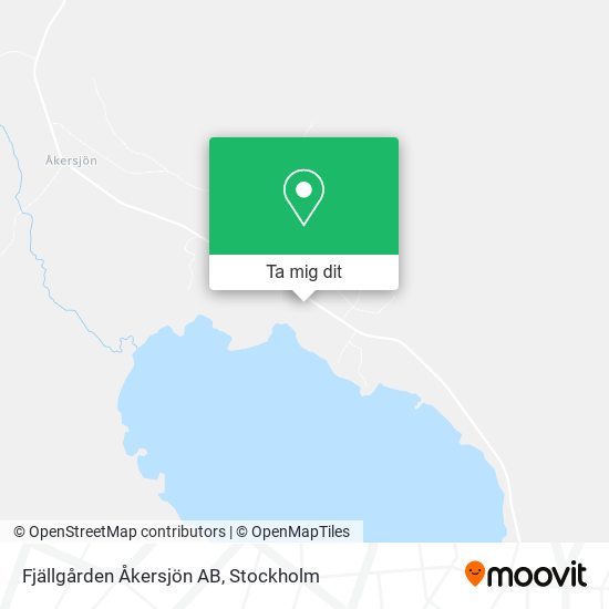 Fjällgården Åkersjön AB karta