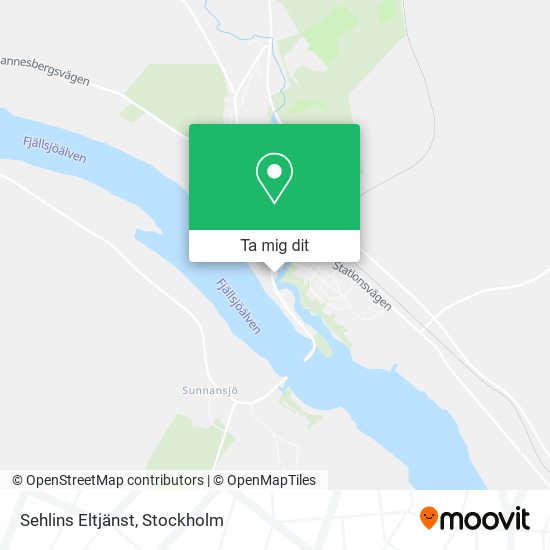 Sehlins Eltjänst karta