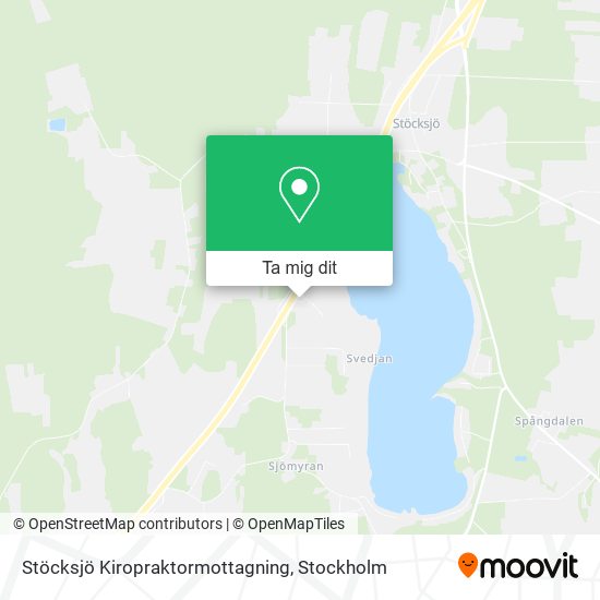 Stöcksjö Kiropraktormottagning karta