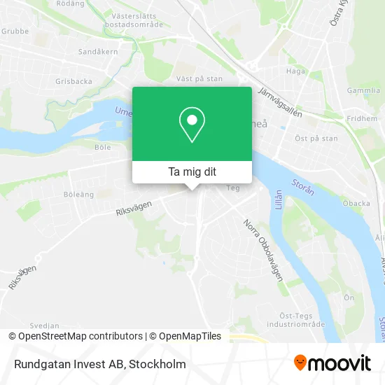 Rundgatan Invest AB karta