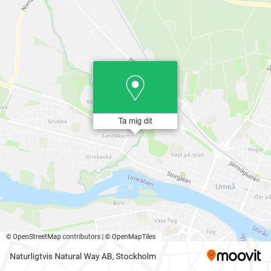 Naturligtvis Natural Way AB karta