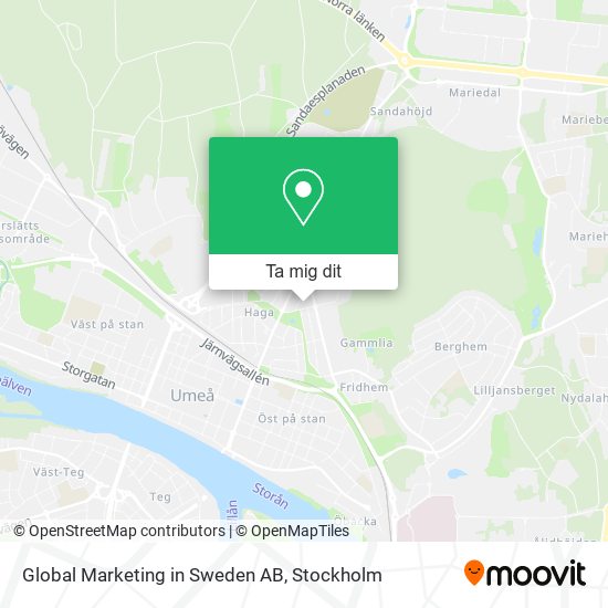 Global Marketing in Sweden AB karta