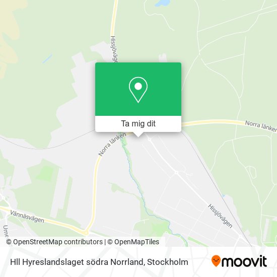 Hll Hyreslandslaget södra Norrland karta