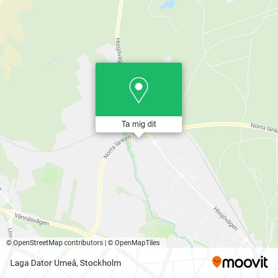 Laga Dator Umeå karta