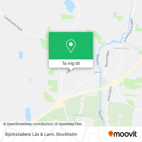 Björkstadens Lås & Larm karta