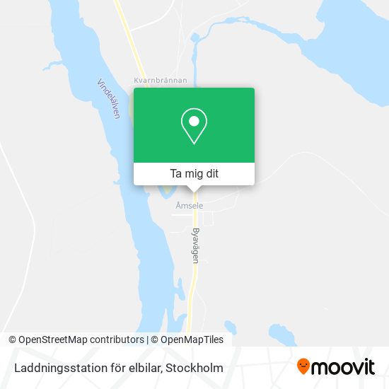 Laddningsstation för elbilar karta