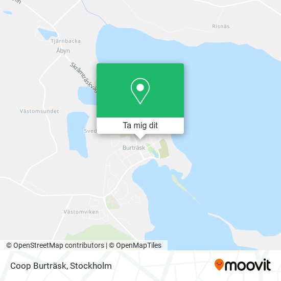 Coop Burträsk karta