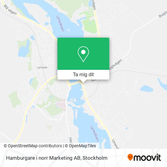 Hamburgare i norr Marketing AB karta