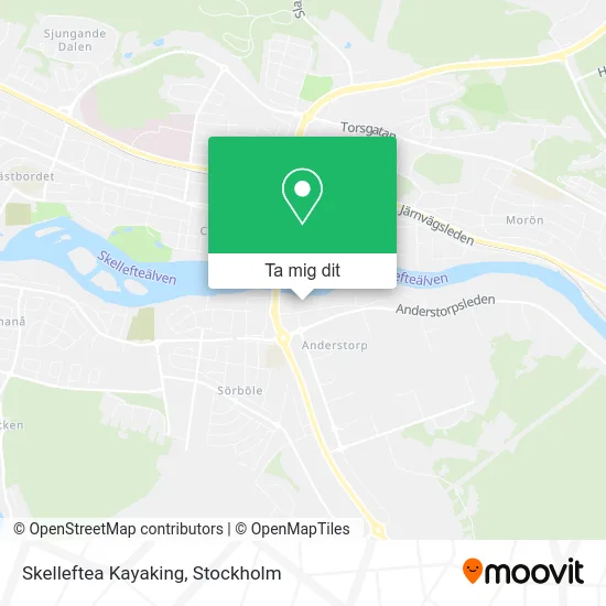 Skelleftea Kayaking karta