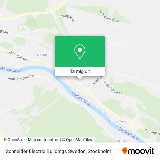 Schneider Electric Buildings Sweden karta