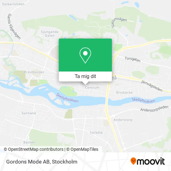 Gordons Mode AB karta