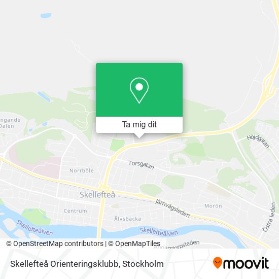 Skellefteå Orienteringsklubb karta