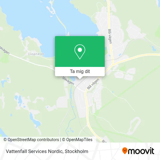 Vattenfall Services Nordic karta