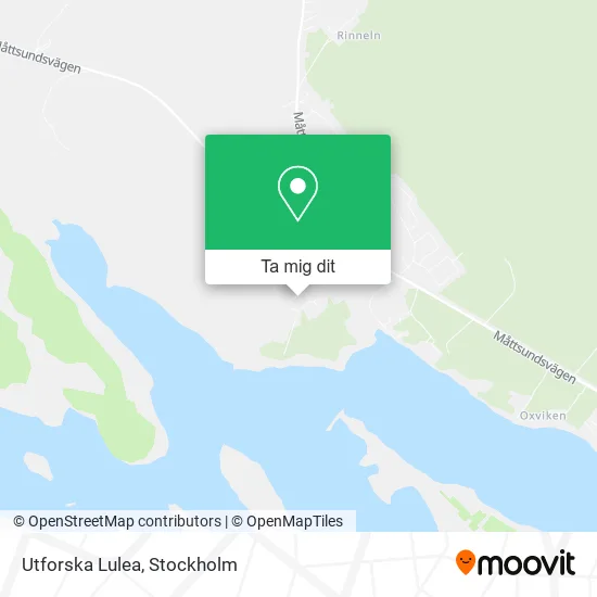 Utforska Lulea karta