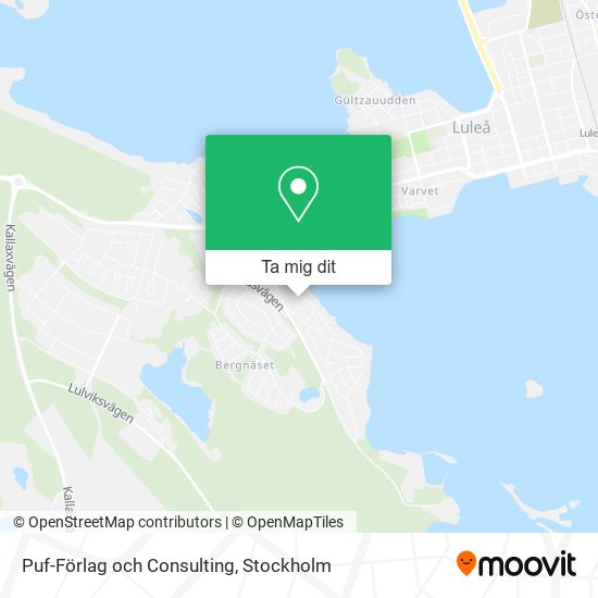 Puf-Förlag och Consulting karta