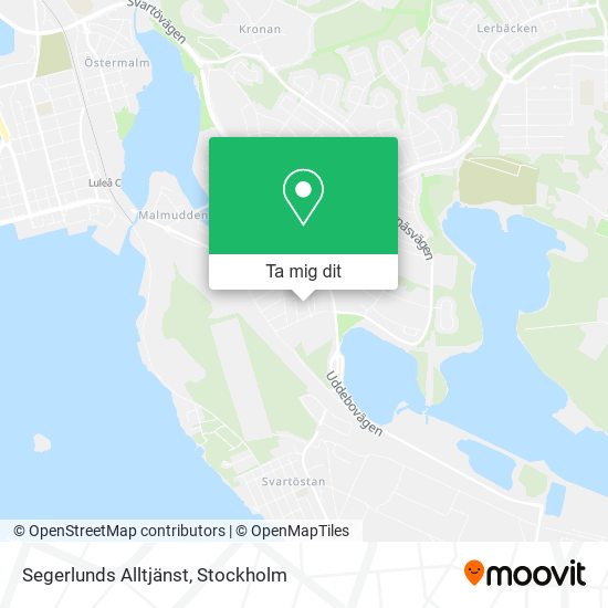 Segerlunds Alltjänst karta
