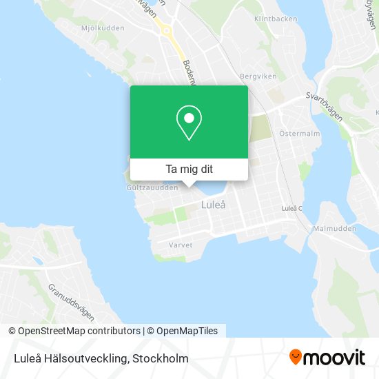 Luleå Hälsoutveckling karta